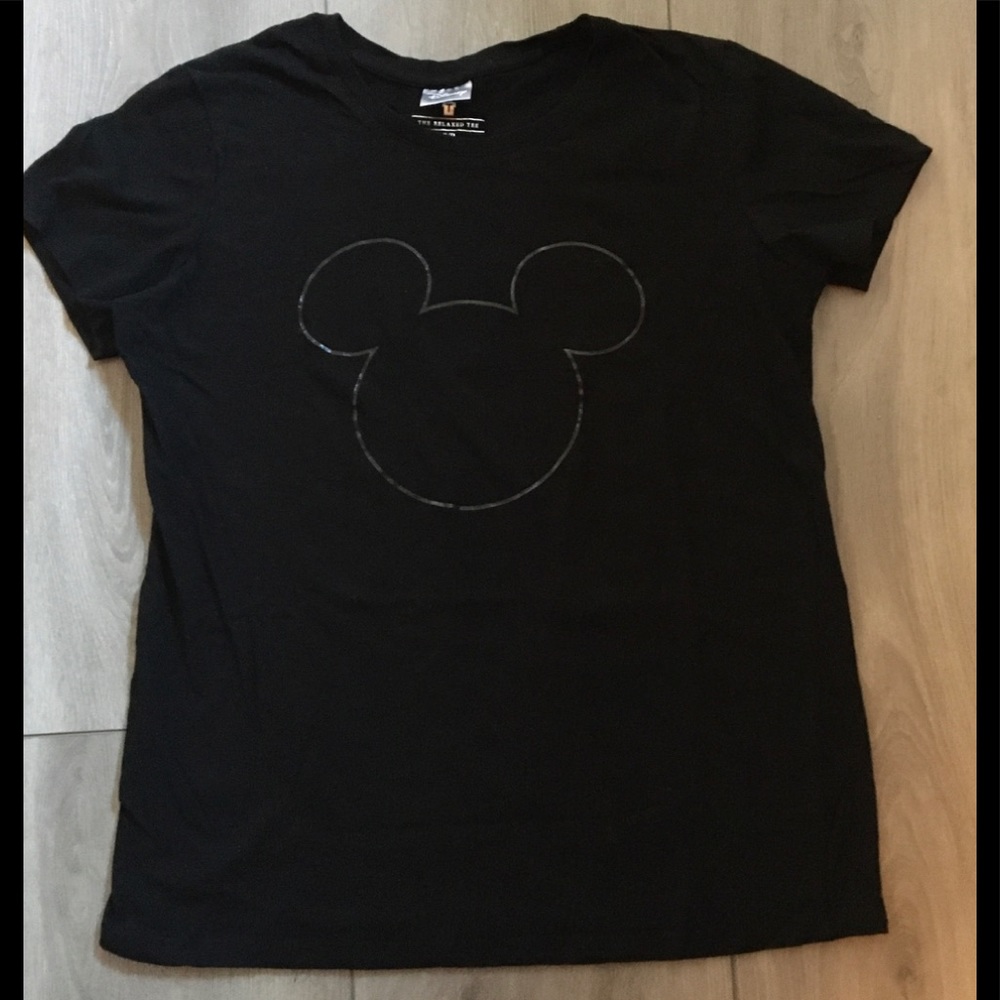 Disney Mickey Head Outline The Relaxed Tee Shirt